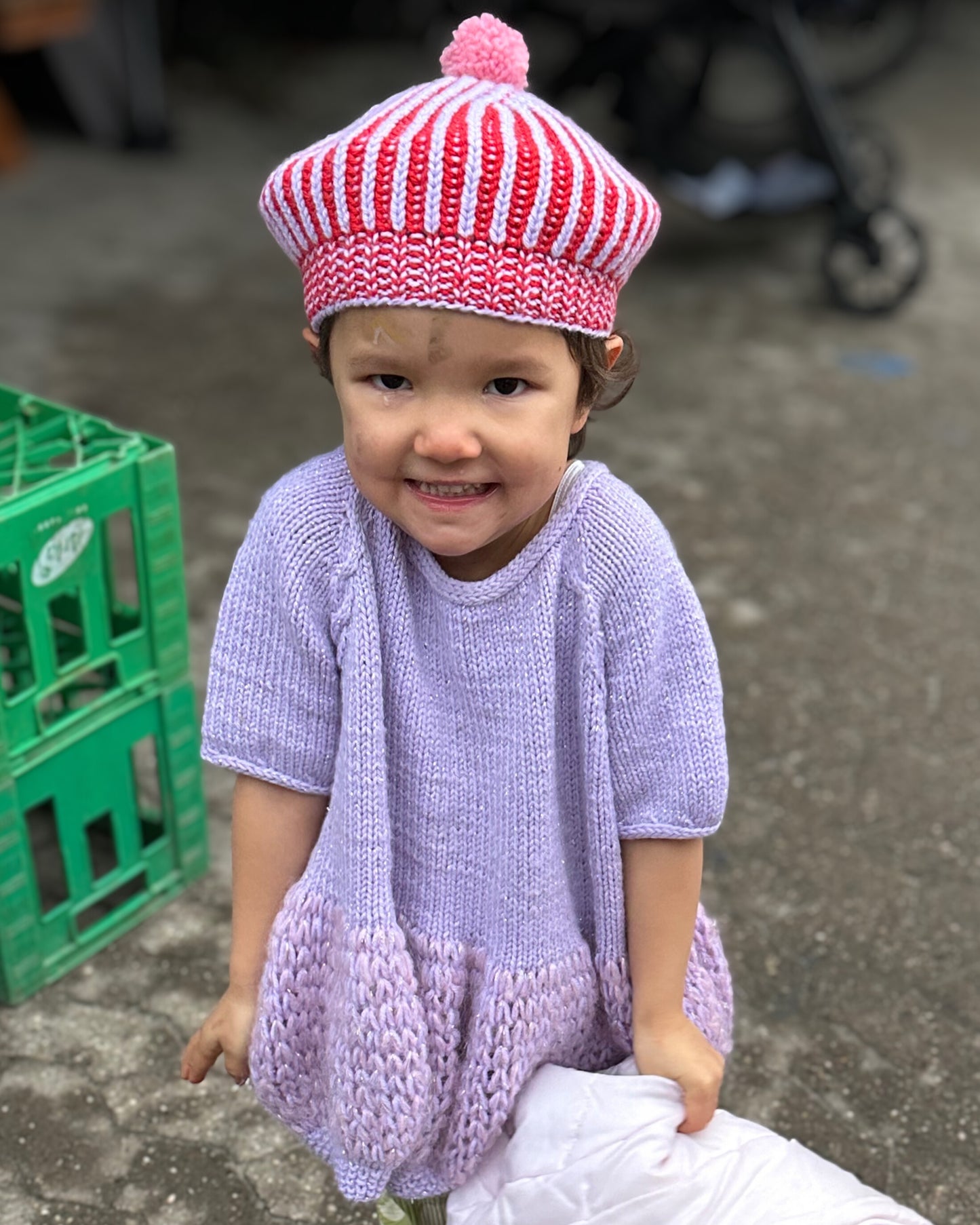Hannah's Lollipop Beret - FableKnits