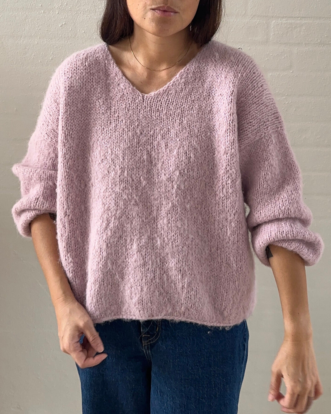 My Pink Sky Sweater V-neck